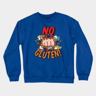 No Gluten Comic Crewneck Sweatshirt